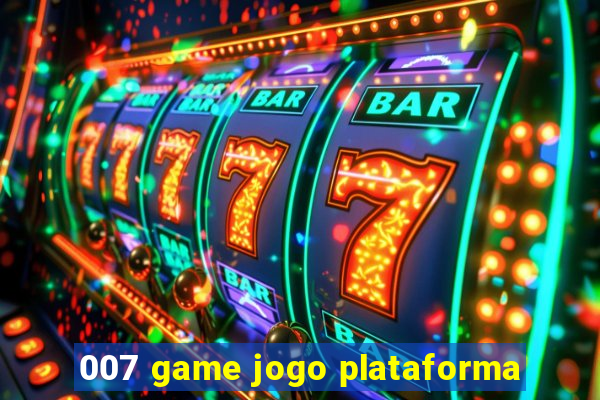 007 game jogo plataforma